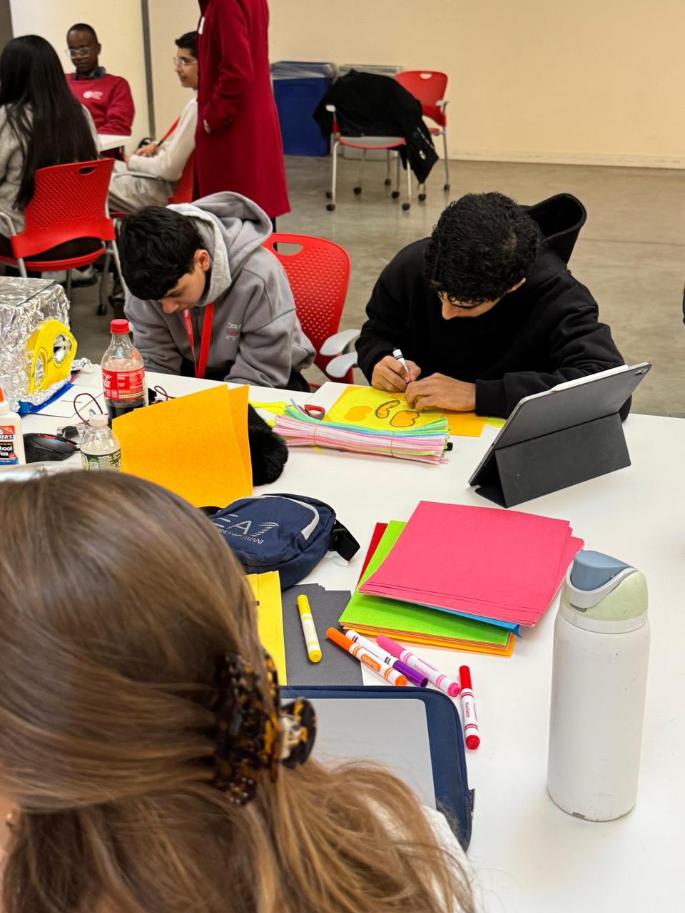 Students in workshop